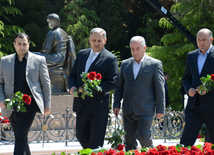 Azerbaijan marks 93rd birthday anniversary of National Leader Heydar Aliyev. Azerbaijan, Baku, 10 May 2016